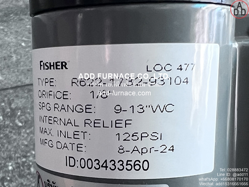 Fisher Loc 477 Type R622-1732-93104(3)